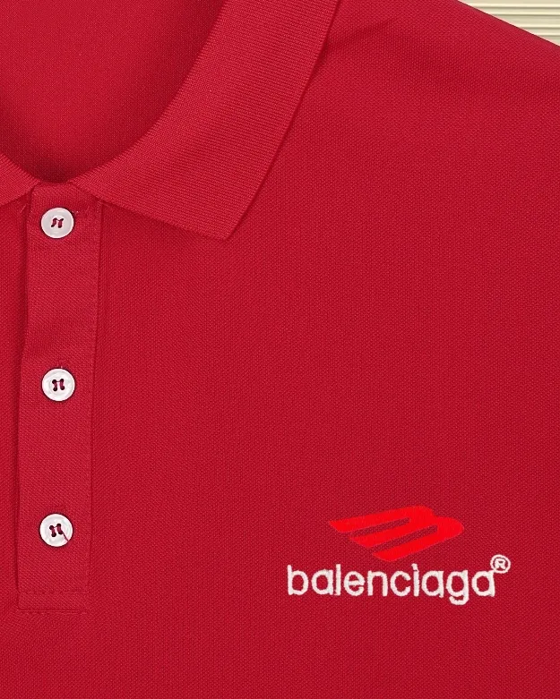 BALENCIAGA* Classic logo 🔥 POLO ✅ Quality ‼ ●100% ●50% 50% ● 200g ● ● 1：1 ● ●Size：M L XL XXL XXXL